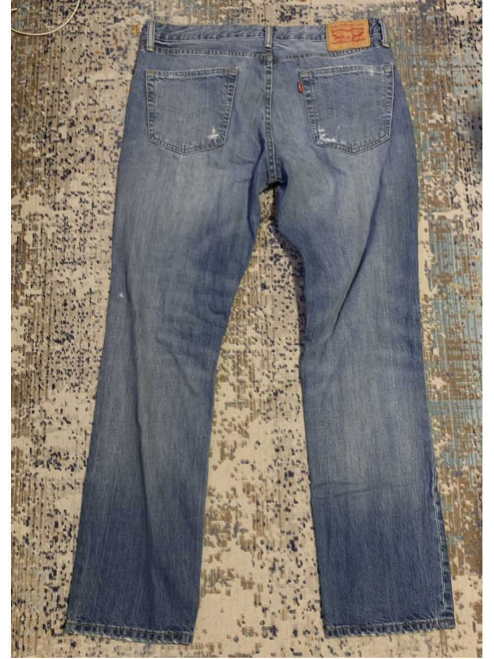 Levi's 511 slim-fit jean 36x32 Distressed Men Blue Denim - Picture 11 of 16